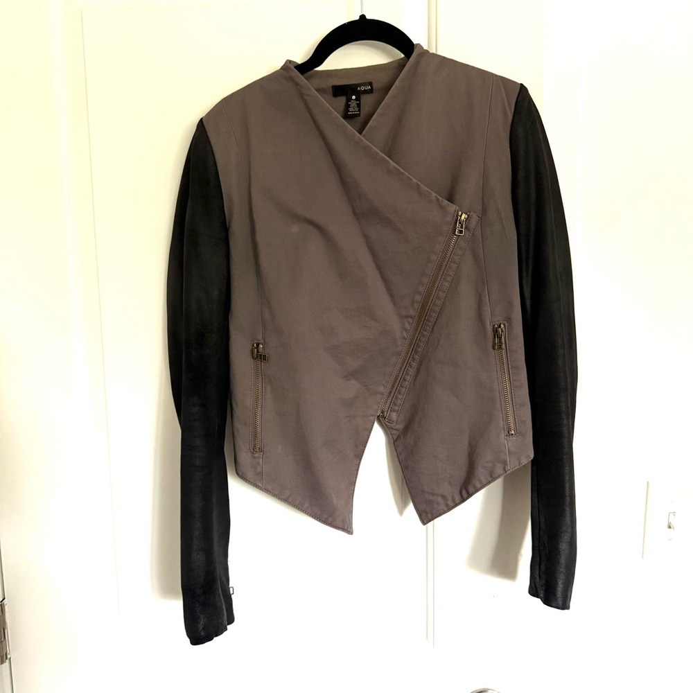 Aqua Asymmetrical Jacket